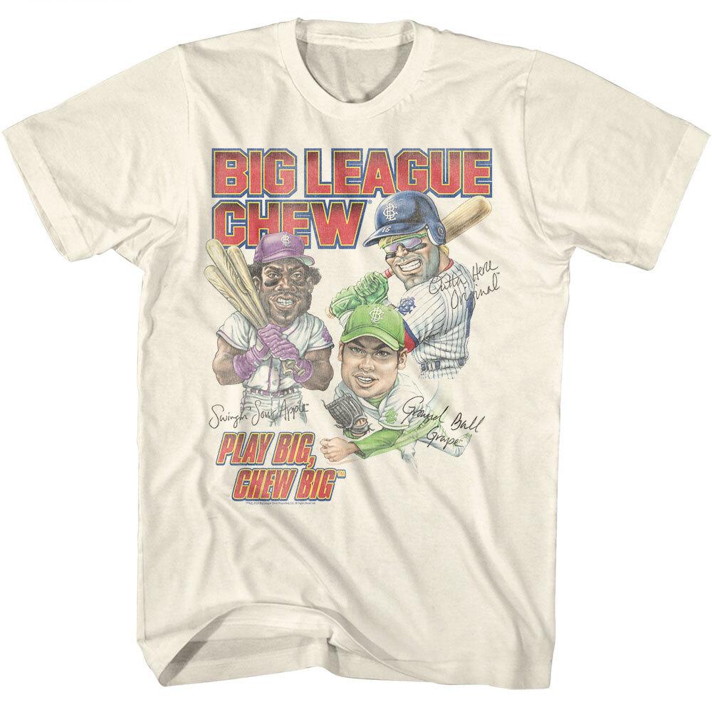Big League Chew Жевательная резинка в нарезке Вкусы Play Big Chew Большая мужская футболка Унисекс футболка XXXL