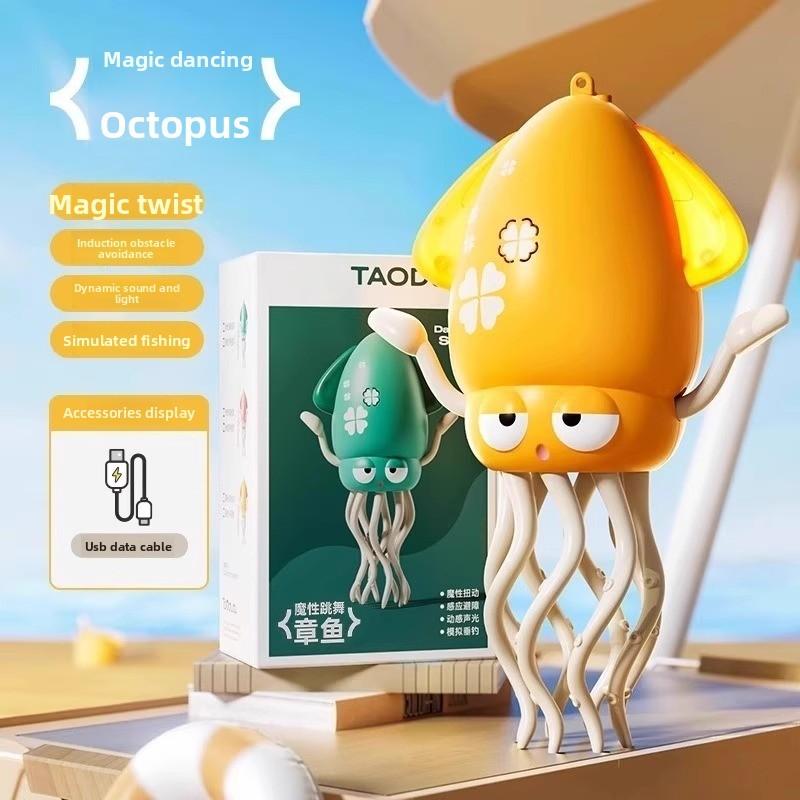 Dancing Electric Octopus Toy With Led Lights Music Smart Toys Gift Interactive