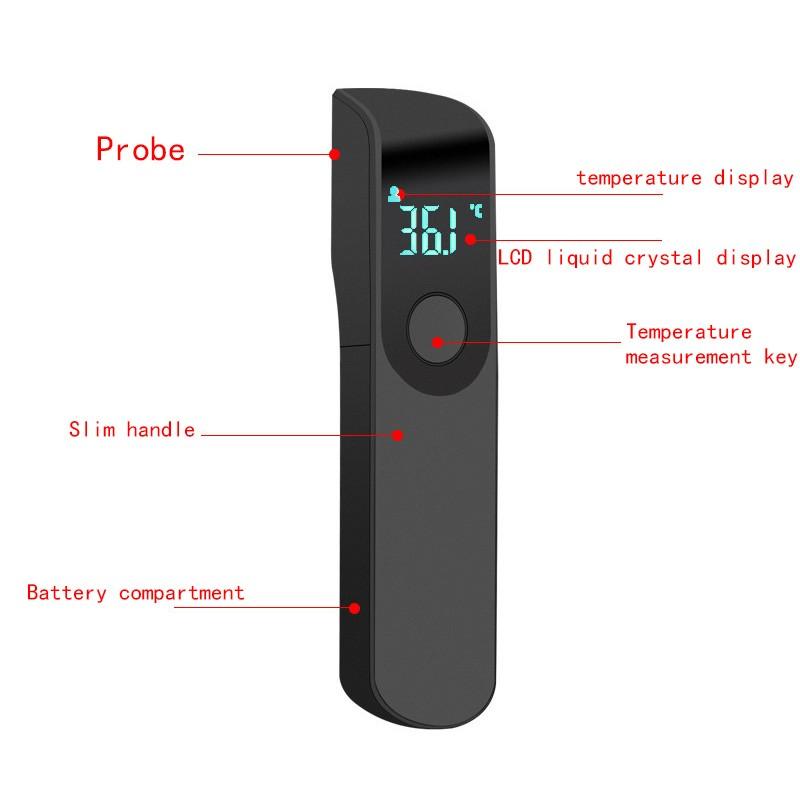 Digitales berührungsloses Infrarot-Stirnthermometer mit LCD-Display zur Messung der Körpertemperatur von Erwachsenen und Kindern