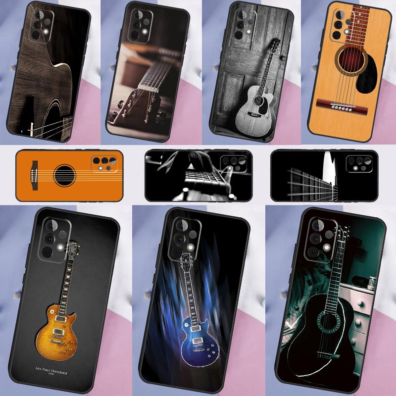 Guitar Music Case For Samsung Galaxy A54 A34 A14 A51 A71 A13 A23 A33 A53 A73 A12 A22 A32 A52 Cover