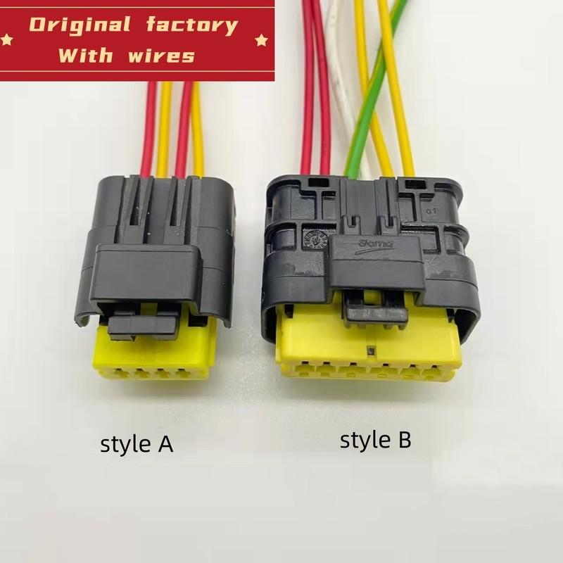 For NISSAN QASHQAI ALTIMA MURANO SENTRA SUNNY MARCH Car Rear Taillight Plug Tail light plug 4 pin 6 pins