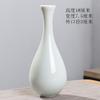 Hand Painted Ceramic Vase Zen Guanyin Bottle Chinese Style Buddha Altar Decoration Blue Glaze