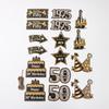 50 Year Birthday Paper Banner Flag 50th Happy Birthday Party Decoration Adult Anniversary Birthday Party Supplies Favors Banner