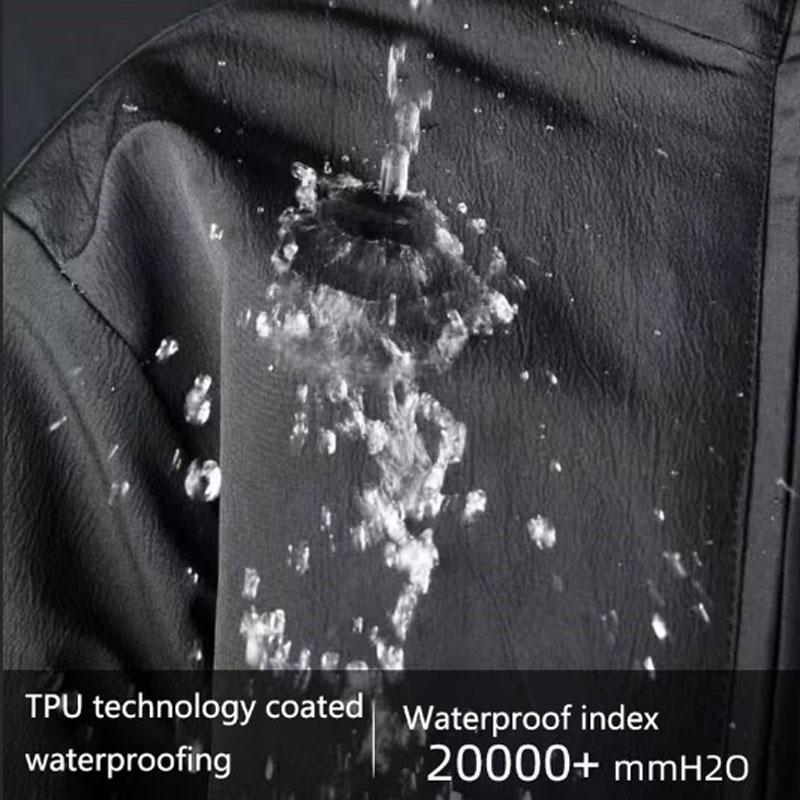 Winter Electric Motorcycle Riding Fishing Cold Proof Clothing One-piece Warm Riding Split Leg Riding Thick Windproof Clothing