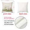 1 Pieces Embroidered Sheep Pattern Pillow Cushion Cover Polyester Pillowcase, Sofa Decorative Cushion Cov Headboard Pillow