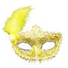 Women Lace Feather Mask Cosplay Masquerade Carnival Party Props Ladies Half Face Cover Sexy Costumes Playing Masques For Girls