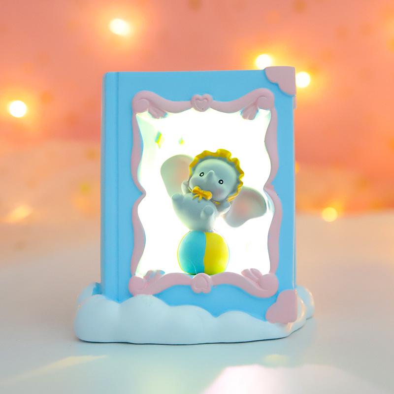 Student Desk USB Touch Night Light - Eye Protection, Cute Pet Design, Milk Star Light, Rechargeable Bedside Lamp