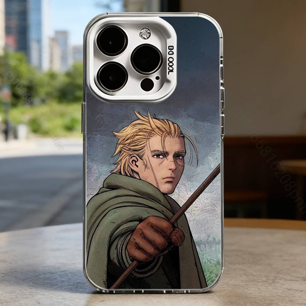 Comics V-Vinland Saga White Shockproof Phone Case For iPhone 17,16,15,14,13,12,11,Pro,XS,Max,Plus,Mini,SE