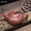 Chinese Yixing Teapot Purple Clay Xishi Tea Pot Beauty Handmade Kettle Dahongpao Tea Set Customized Gifts Authentic