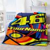 Doctor46 Customize Your Name Blanket Cozy Personalized Blanket Durable Comfort Perfect For Office Chair Office Home Decor Nap Ideal For All Seasons