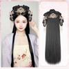 Photography Chinese Ancient Wig Antique Hanfu Wig Headband Hanfu Wig Headdress set  Women