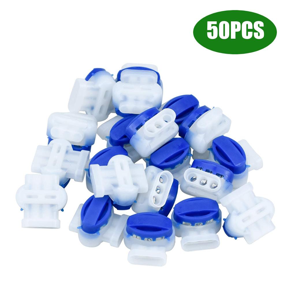 10-100PCS Cable Connector for Robotic Lawnmower Terminal 3 pin Electrical IDC 314 Wire Connectors for Gardena/Husqvarna/Worx