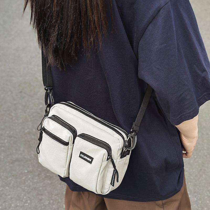 Versatile Messenger Bag Women's Casual Simple Shoulder Bag Versatile Lightweight Sports Mobile Phone Small Square Bag Small Backpack Men