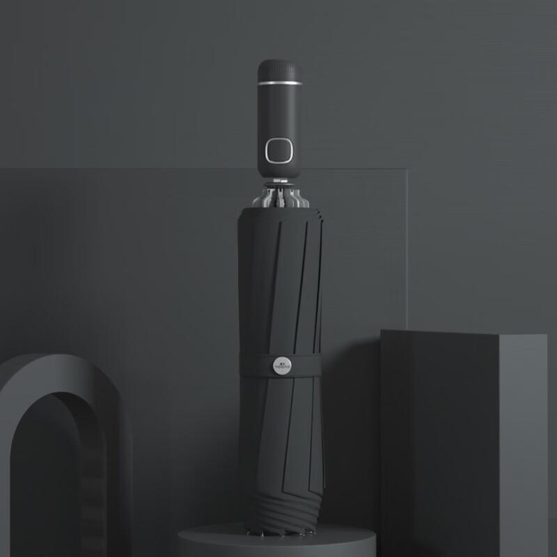 ZUODU LED Fully Automatic Reverse Folding Umbrella