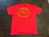 Vintage 90-tal Y2K Militär USMC Första Bataljonen Skjorta Big Red One Röd Storlek Medium Unisex T-shirt