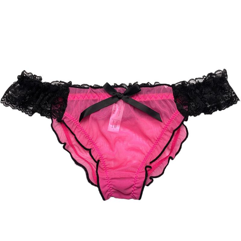 

Сексуальные прозрачные кружевные трусики-треугольники с низкой посадкой One size