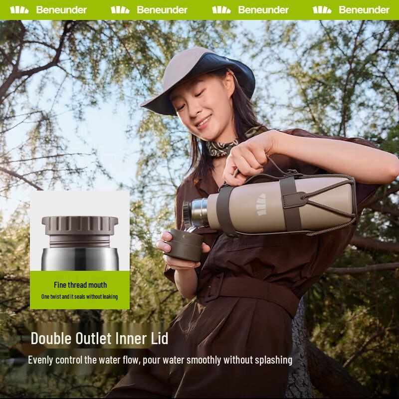 BENEUNDER LC74324 Dual-Drink Insulated Bottle