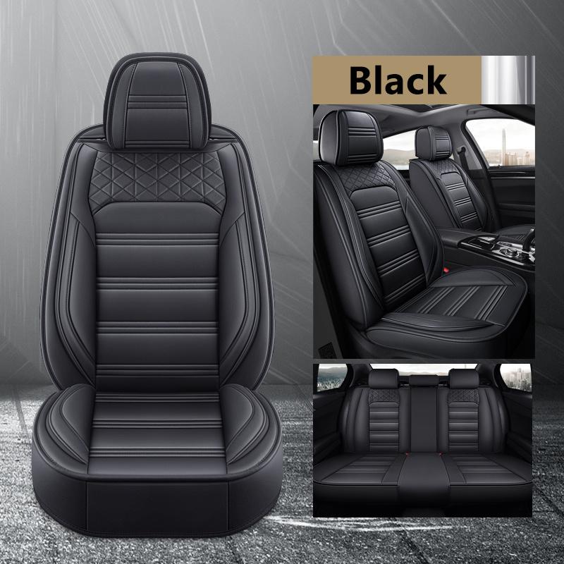 5 Seats Car Seat Cover, Breathable Full Surround Auto Front Rear Seat Cushion, Vehicle Seat Protector-4Seasons Universal Size Car Accessories