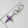 INS Style Versatile Zinc Alloy Cross Keychain Pendant Jewelry Gift for Women - Bag Charm & Best Friend Accessory