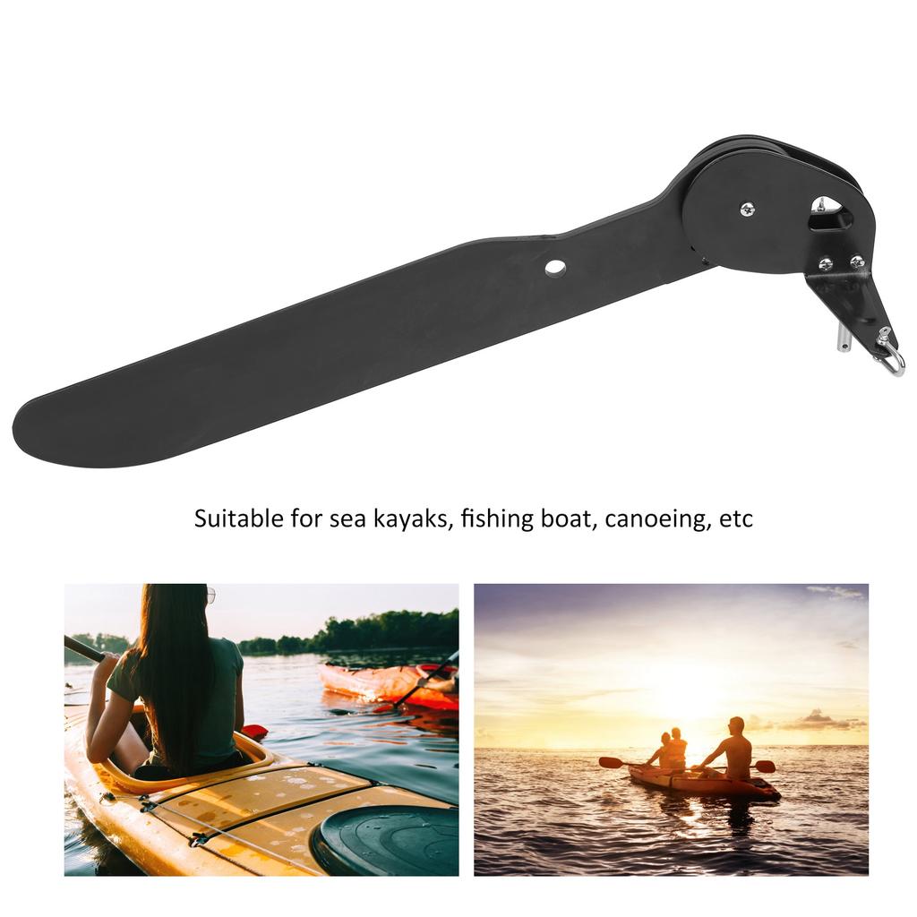 Plastic Kayak Tail Rudder Kit Portable Wear Resistant Tail Vane For Canoe Inflatable Boat
