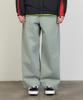 Nontai Pigment Curved Wide Pants (Light Khaki)