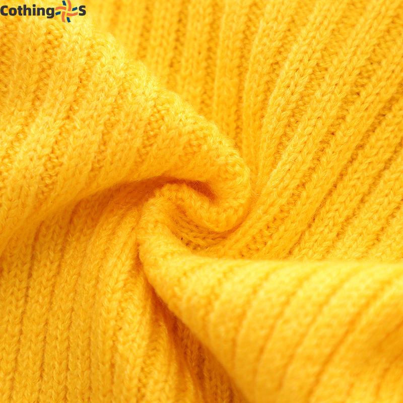 Children's Sweaters Fall and Winter Long-sleeved Boys and Girls Cartoon Turtleneck Knit Sweater