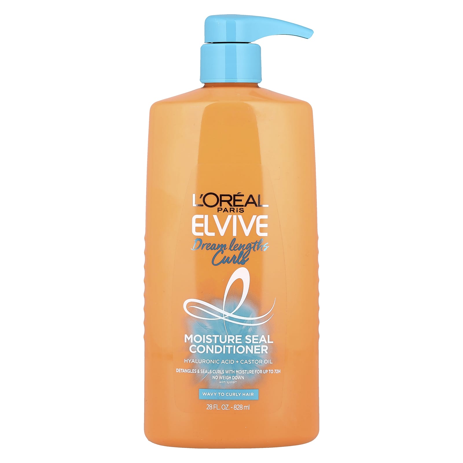 

L Oréal, Elvive, Dream Length Curl, Moisture Seal Conditioner, For Wavy Curly Hair, 828 Ml (28 Fl Oz)