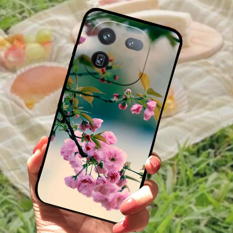 For Vivo IQOO 12 Pro Case Soft Marble Black Silicone Phone Back Cover For Vivo IQOO 12 Pro Case Cover IQOO12 Pro Coque Funda