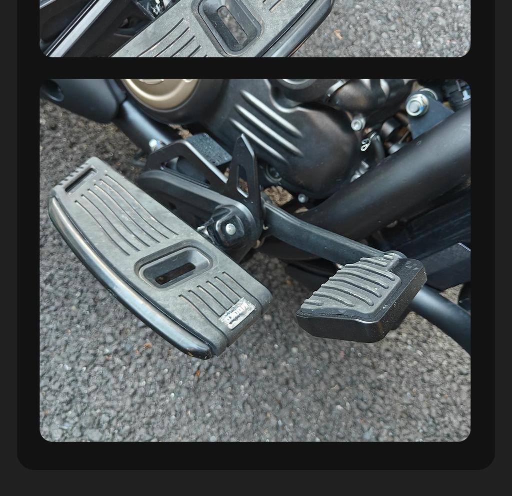 Hyosung GV350X Enhanced Rubber Anti-slip Rear Brake Pedal Footrest