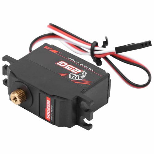 Ongwan S0025M 25g Metal Gear Digital Servo Spare Part for 1/12 Scale RC Car Boat Models, RC Car Robots, Low Noise and Low Power Consumption