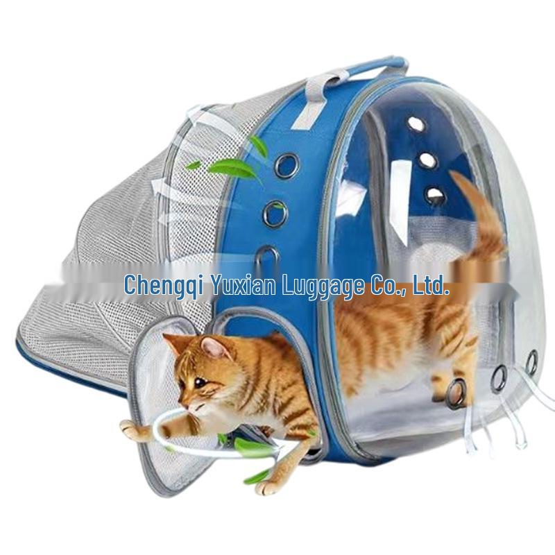 

Transparent Portable Cat Backpack - Space Capsule Pet Carrier for Small Cats and Dogs 42*31*29 [Suitable for pets under 13 lbs]
