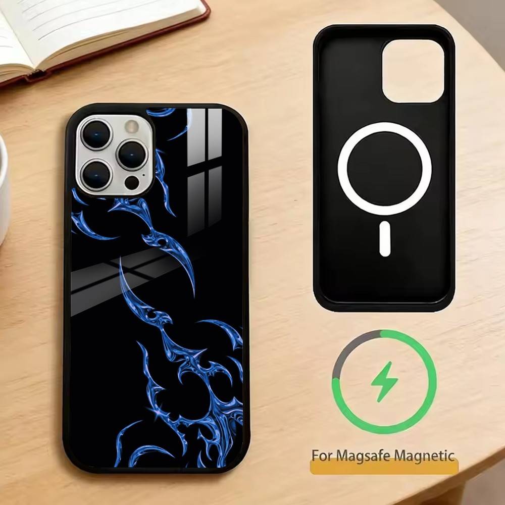 

Magic runes Phone Case For iPhone17,16,15,14,13,12,11 Plus,Pro Magnetic For Magsafe Wireless Charging iPhone16PROMAX