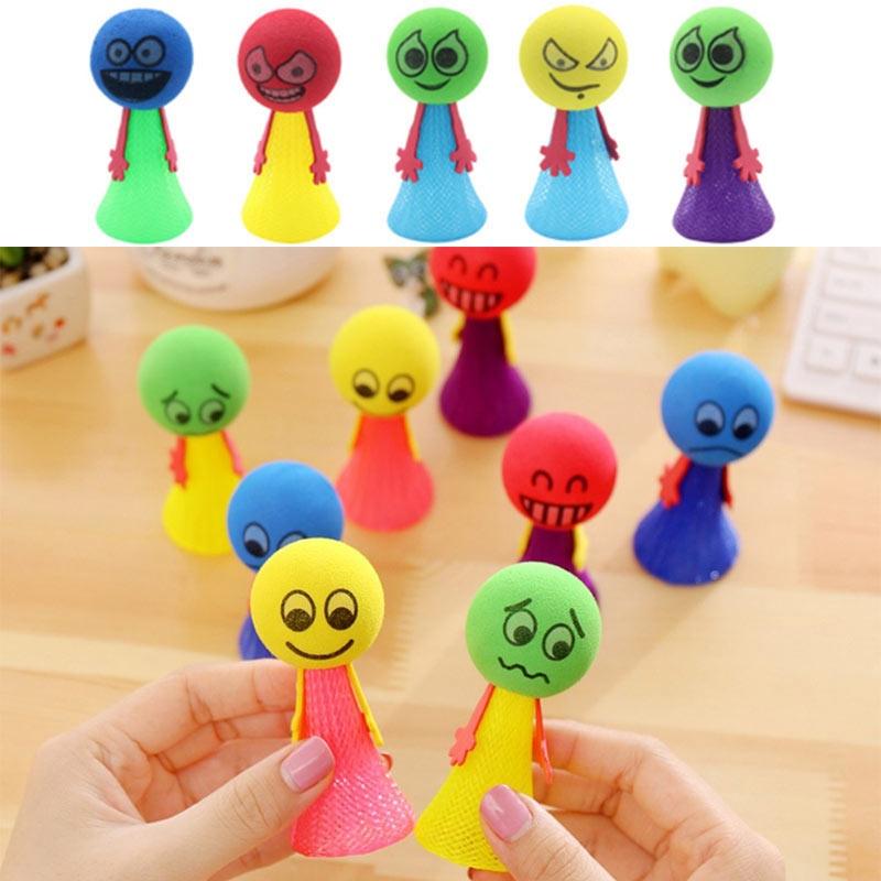 1Pcs Funny Fly Jump Doll Toy Interesting Random Color Soft Strange Creative Toys Educational Learning Toys for Children Gifts