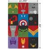 Marvel (Marvel) Avengers (Avengers) Minimalist Grid Poster