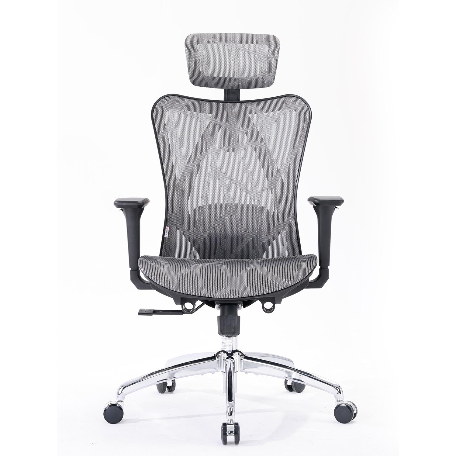 SIHOO M57 Ergonomikus Irodai Szék 3D Karfákkal és Állítható Deréktámasszal szürke