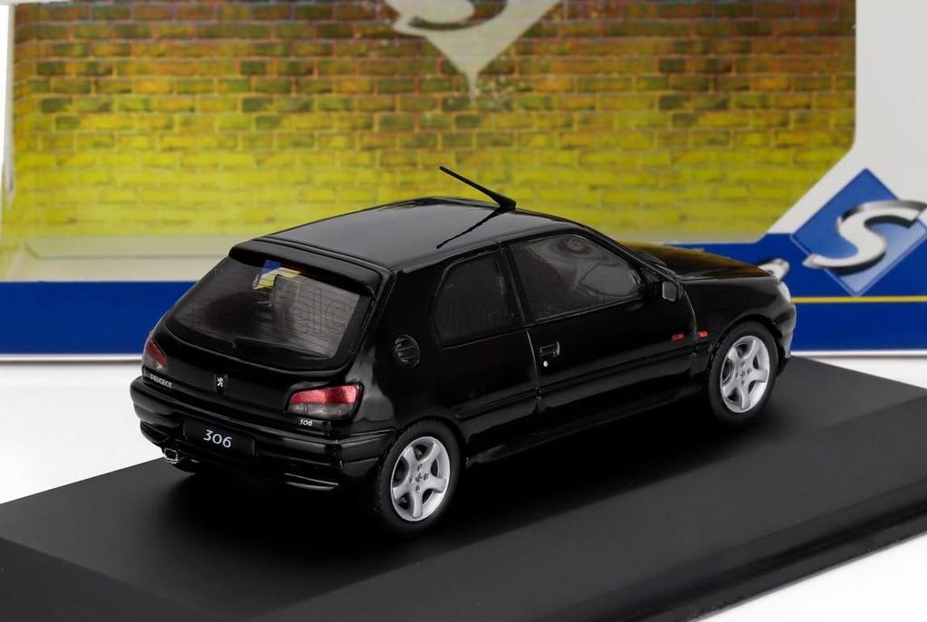 SOLIDO Scale Peugeot 306 S16 1994 Finished Product S4311405 1/43 (Black)