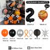 59pcs Explosion Star Basketball Balloon Set 32 Inch Black Number 1-9 Birthday Balloon Sports Theme Party Atmosphere Decoration