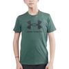 Under Armour Sportstyle Kids Logo Print Casual Short Sleeve T-Shirt Kids Tops Green 1363282-370
