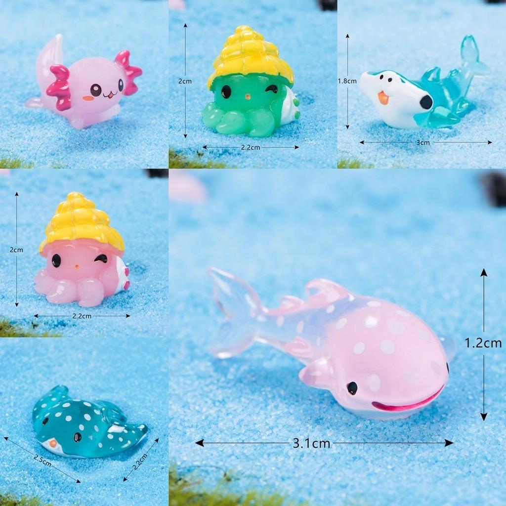 Cute Plastic Ocean Animal Toys Ideal For Kids Colorful Underwater Adventure Playset