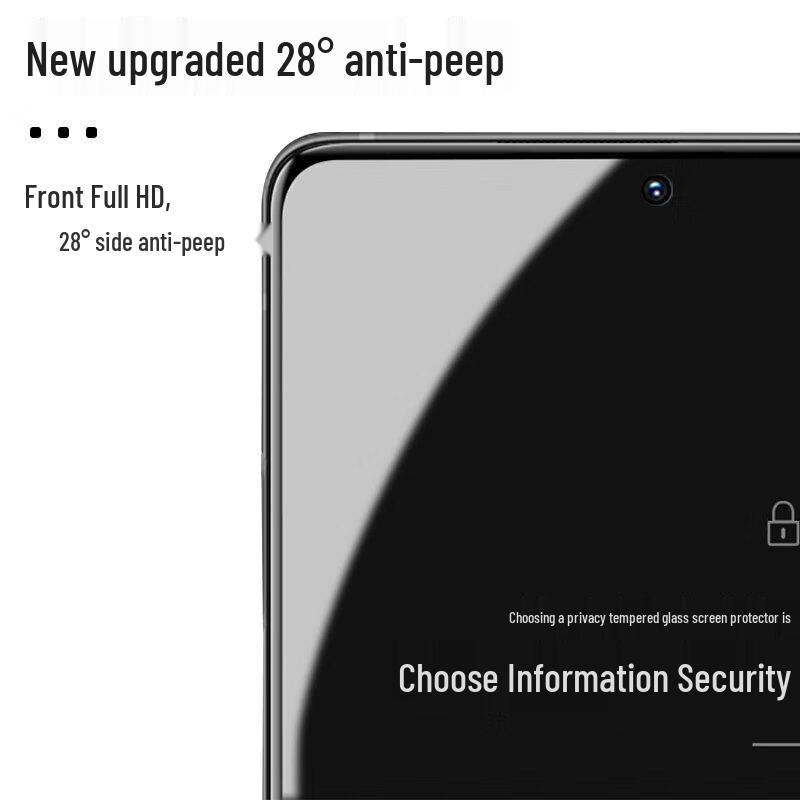 Honor Magic6 Anti-Peep Tempered Glass Screen Protector
