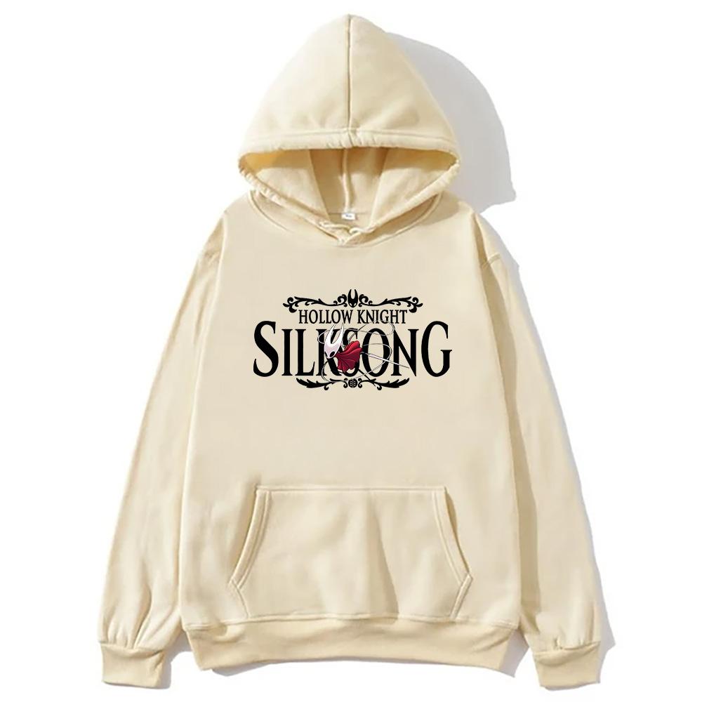 Fashion Game Hoodies Hollow Knight Silksong Graphic Sweatshirt Women Men Long Sleeve Oversized Pullovers Unisex Clothing