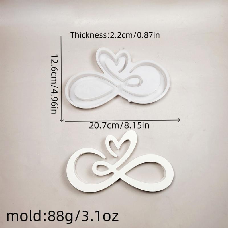 Heart Casting Molds Valentine's Day Molds Plasters Molds Silicone Mould Ornament Molds Castings Molds Epoxy Resin Molds