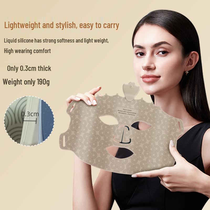 Siebenfarbige LED-Photon-Gesichtsverjüngungsmaske - Für den Heimgebrauch