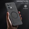 For VIVO IQOO 12 12 Pro Fine Hole Sheepskin Magnetic TPU Soft Edge Anti-Drop Anti Fingerprint Phone Case