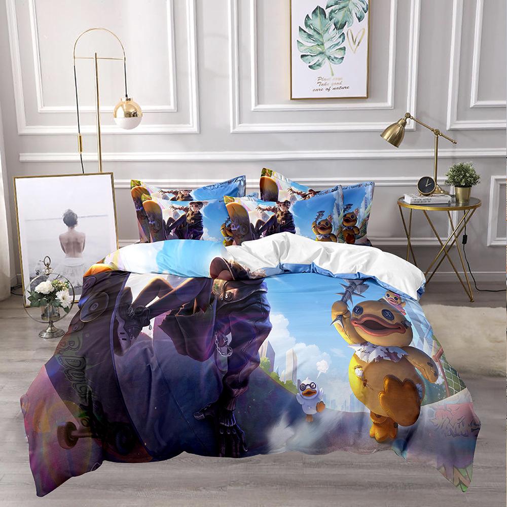 Fifth Personality Quilt Cover Bedding 3D Digital Printing Three-Piece Set