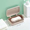 Household Double-layer Drain Creative Soap Box Without Punching Bathroom Travel Soap Simple Soap Storage Box