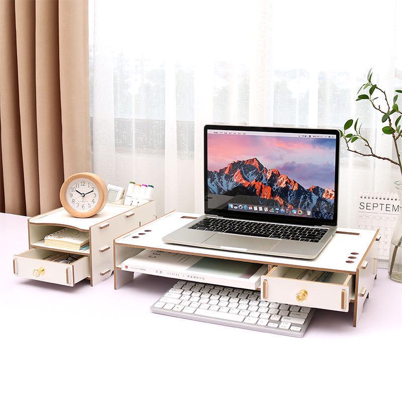 Ergonomic Laptop Cooling Stand with Storage