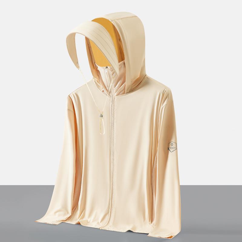 Wenhouu ice silk sunscreen clothing upf100 + women's original yarn sunscreen jacket men's fishing sunscreen clothing summer