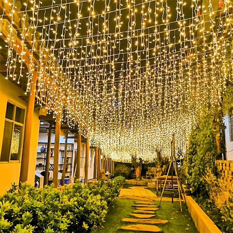 5/10M Solar LED String Lights with Remote Control 8 Modes Waterproof Fairy Garland for Outdoor Garden Wedding Party Christmas Decor