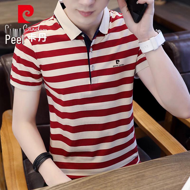 

Pierre Cardin Men s Striped Polo Shirt L